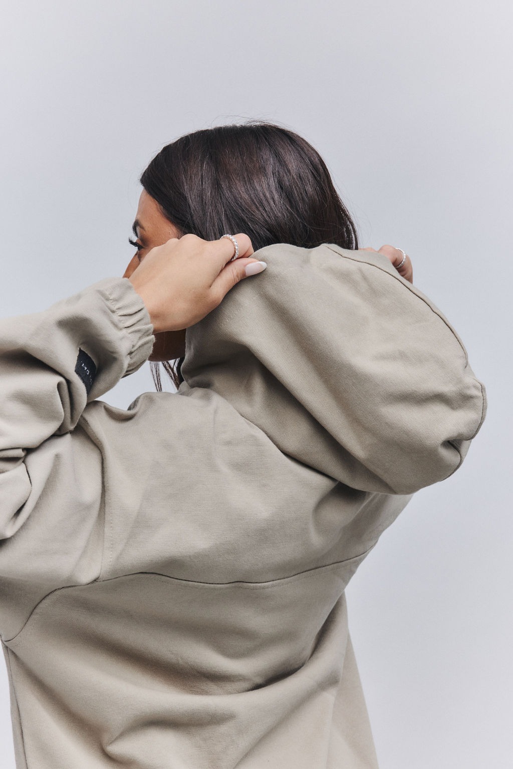 DANG Classic Hoodie Sand - Image 3