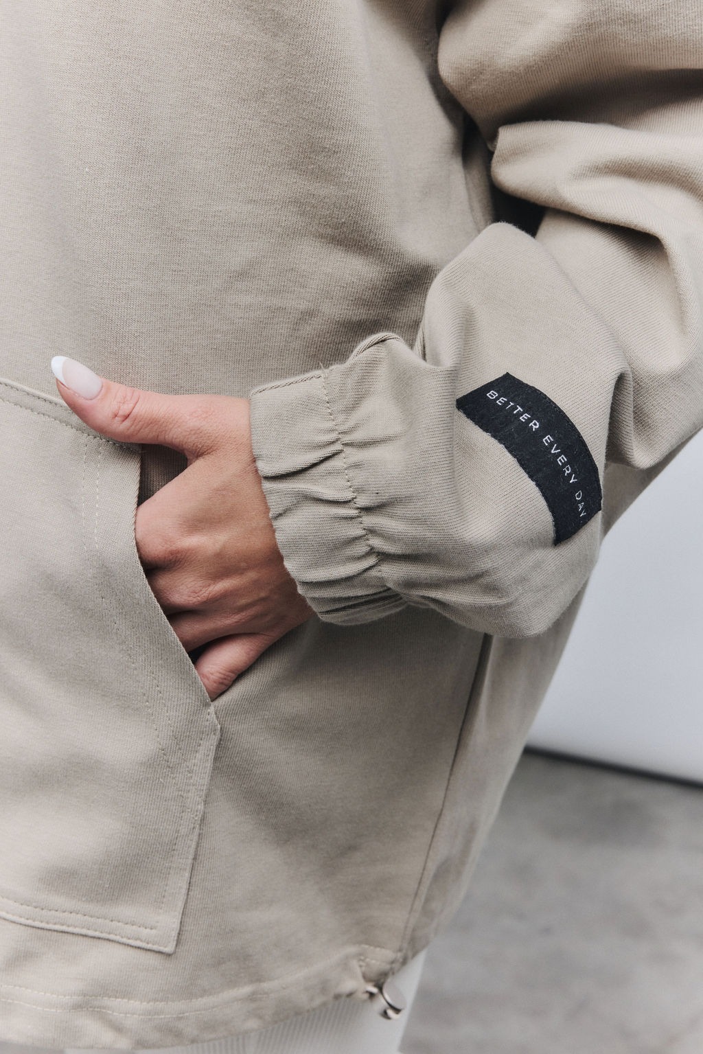 DANG Classic Hoodie Sand - Image 4