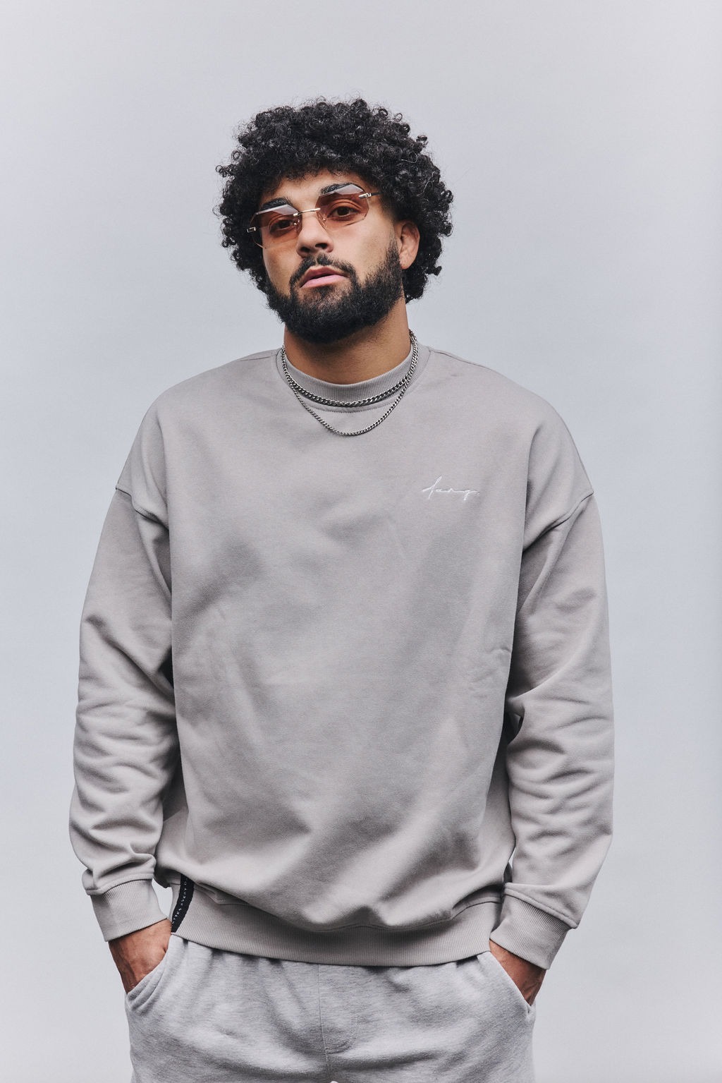 DANG Signature Crewneck Grey - Image 6