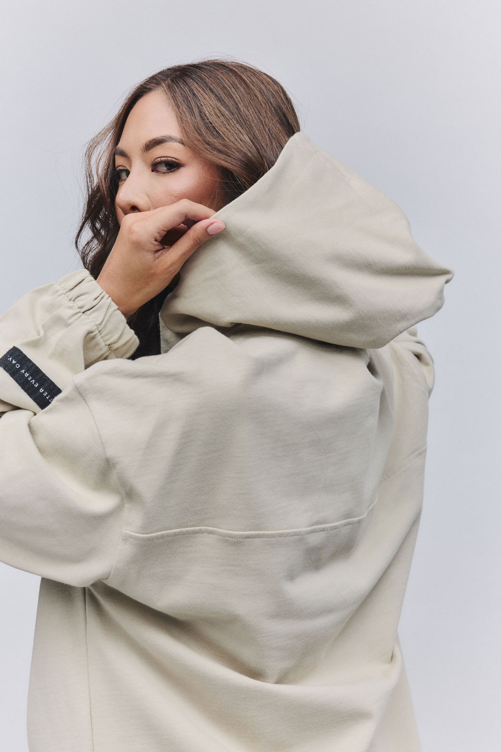 DANG Classic Hoodie Sand - Image 8
